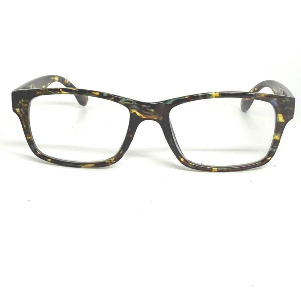 Unbranded Rectangular Tortoise Shell Eyeglasses MX159062‎ WM15D43 Contour 21617